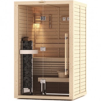 Сауна в сборе SAWO 1414LS-WD-G (1,4м х 1,4м, кедр, полностью стеклянная стена, дизайн Wave, левая) Сауна в сборе SAWO 1414LS-WD-G (1,4м х 1,4м, кедр, полностью стеклянная стена, дизайн Wave, левая)